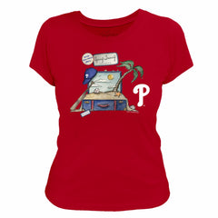 Philadelphia Phillies Tiny Turnip Women's 2026 Spring Training T-Shirt - Red