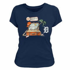 Detroit Tigers Tiny Turnip Women's 2026 Spring Training T-Shirt - Navy