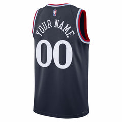 LA Clippers Unisex Swingman Custom Jersey - Icon Edition - Navy | Nike discount