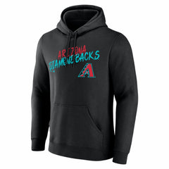 Arizona Diamondbacks Hustle Personalized Name & Number Hoodie - Black