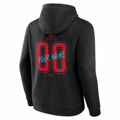 Arizona Diamondbacks Hustle Personalized Name & Number Hoodie - Black