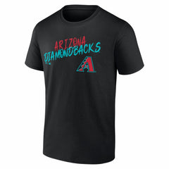 Arizona Diamondbacks Hustle Personalized Name & Number T-Shirt - Black