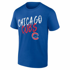 Chicago Cubs Hustle Personalized Name & Number T-Shirt - Royal
