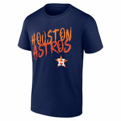 Houston Astros Hustle Personalized Name & Number T-Shirt - Navy
