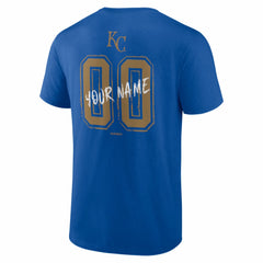 Kansas City Royals Hustle Personalized Name & Number T-Shirt - Royal