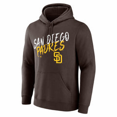 San Diego Padres Hustle Personalized Name & Number Hoodie - Brown