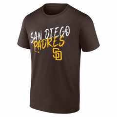 San Diego Padres Hustle Personalized Name & Number T-Shirt - Brown