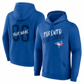 Toronto Blue Jays Hustle Personalized Name & Number Hoodie - Royal