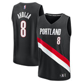 Deni Avdija Portland Trail Blazers Fast Break Replica Jersey - Icon Edition - Black | Fanatics outlet
