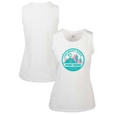 Cincinnati Reds Levelwear Women's Macy Spring Training Badge Bold Tank Top - White