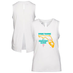 Philadelphia Phillies Levelwear Women's 2026 Spring Training Paisley Ball Bold Tank - White