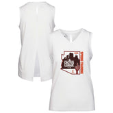 Los Angeles Angels Levelwear Women's 2026 Spring Training Paisley Ball Bold Tank - White