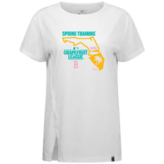 Boston Red Sox Levelwear Women's 2026 Spring Training Influx Ball Bold T-Shirt - White