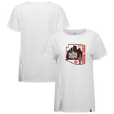 Chicago Cubs Levelwear Women's 2026 Spring Training Influx Ball Bold T-Shirt - White