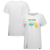 Miami Marlins Levelwear Women's 2026 Spring Training Influx Ball Bold T-Shirt - White
