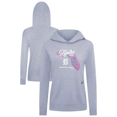 Detroit Tigers Levelwear Women's Relay Spring Training Sunrise Bold Hoodie - Light Blue