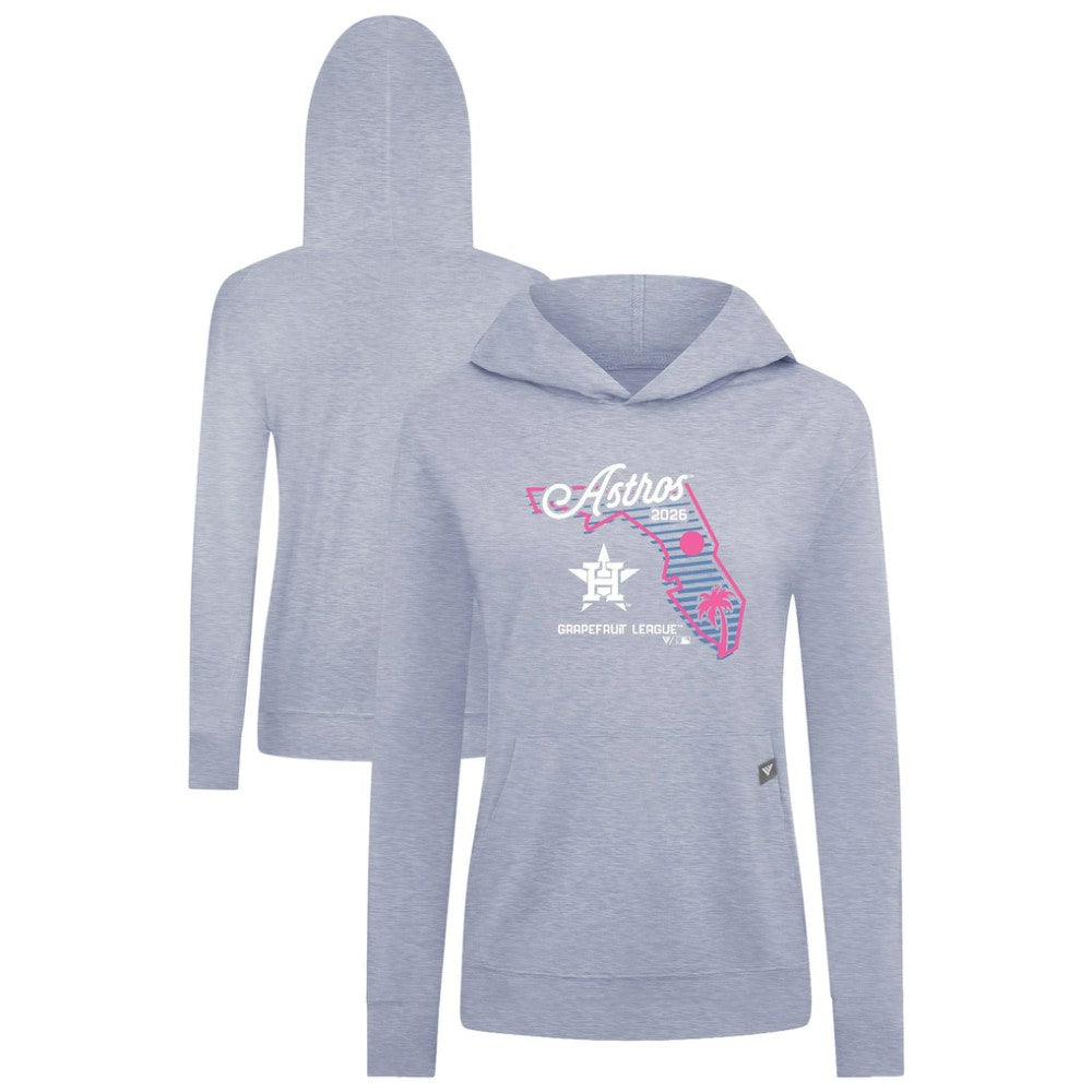 Houston Astros Levelwear Women's Relay Spring Training Sunrise Bold Hoodie - Light Blue