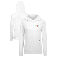 Minnesota Twins Levelwear Women's Relay Spring Break Panoramic Bold Hoodie - White