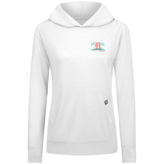 Detroit Tigers Levelwear Women's Relay Spring Break Panoramic Bold Hoodie - White