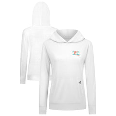 Baltimore Orioles Levelwear Women's Relay Spring Break Panoramic Bold Hoodie - White