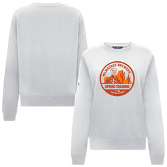 Milwaukee Brewers Levelwear Women's Yvette Spring Training Badge Bold Sweatshirt - White