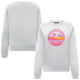 Miami Marlins Levelwear Women's Yvette Spring Training Badge Bold Sweatshirt - White