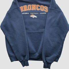 NFL Denver Broncos 2000s Hooded Pullover Sweatshirt