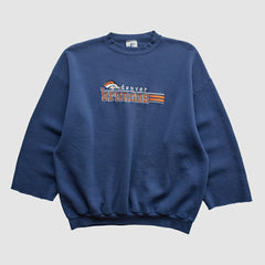 NFL Denver Broncos Logo Athletic 90s Pullover Sweatshirt