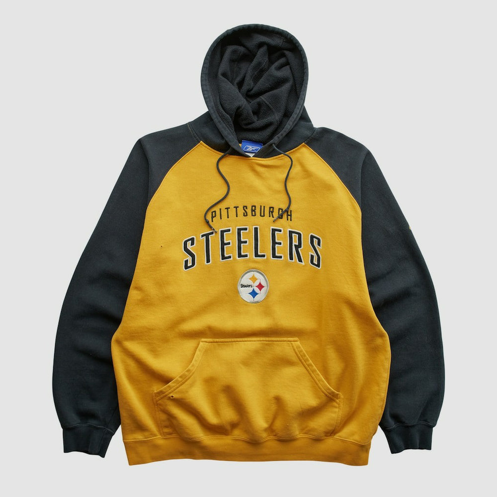 NFL Pittsburgh Steelers Reebok 2000s Hooded Pullover Sweatshirt