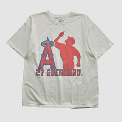 Los Angeles Angels Gildan 2000s T-shirt - White Vintage
