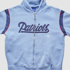 NFL New England Patriots Reebok 2000s Hooded Full Zip Sweatshirt