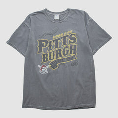 Pittsburgh Pirates Genuine Merchandise 2000s T-shirt - Gray Vintage