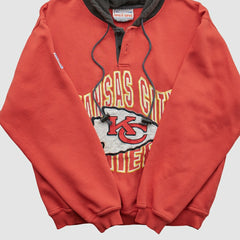 NFL Kansas City Chiefs Pro Line 90s Hooded Pullover Sweatshirt