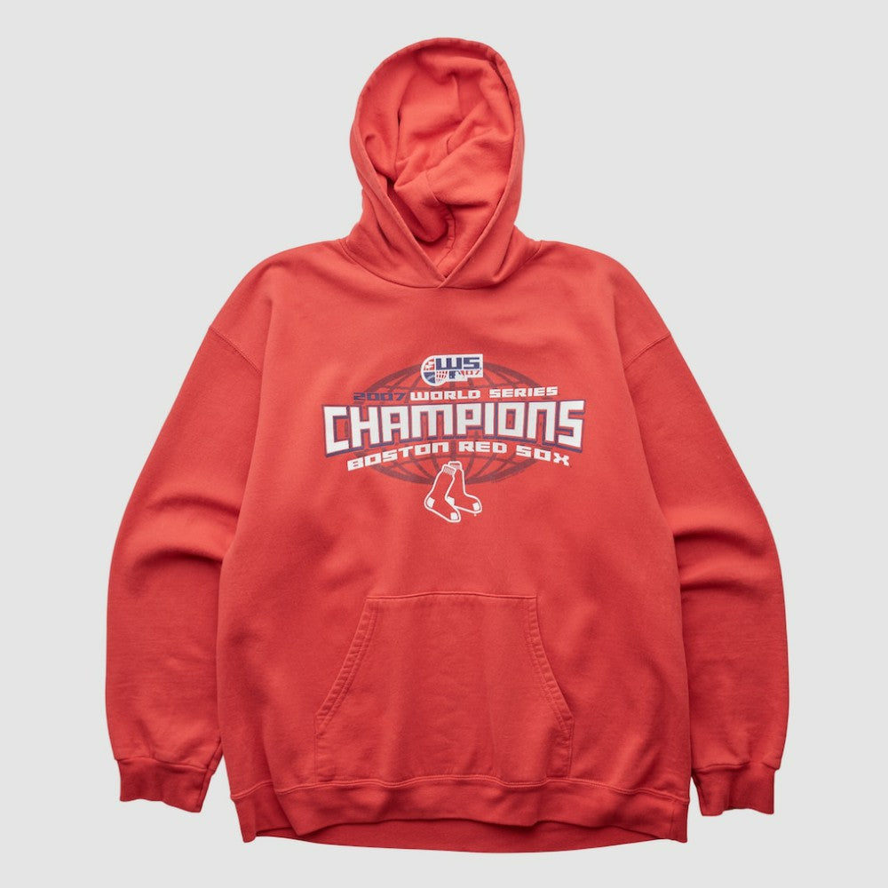 World Series CSA 2007 Hooded Pullover Sweatshirt - Red Vintage