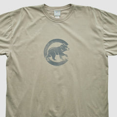 Chicago Cubs MLB Genuine Merchandise 2000s T-shirt - Tan Vintage