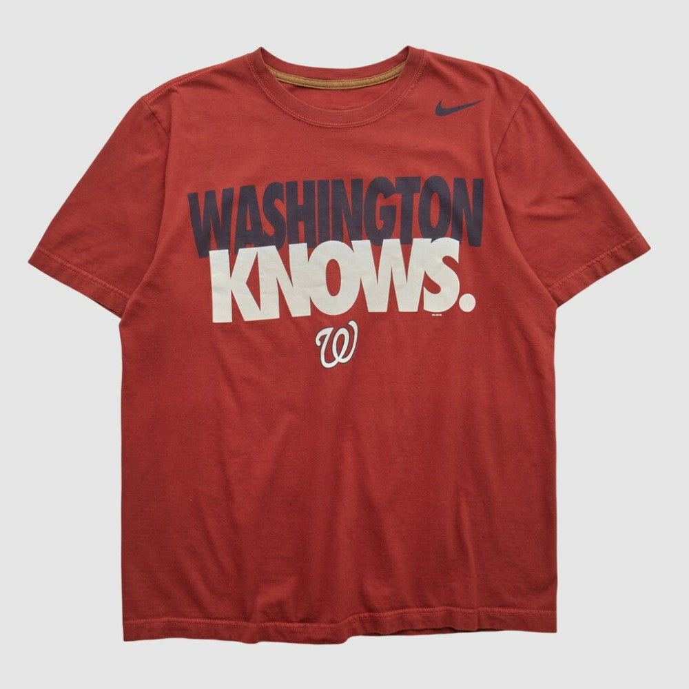 Washington Nationals 2010s T-shirt - Maroon Vintage | Nike