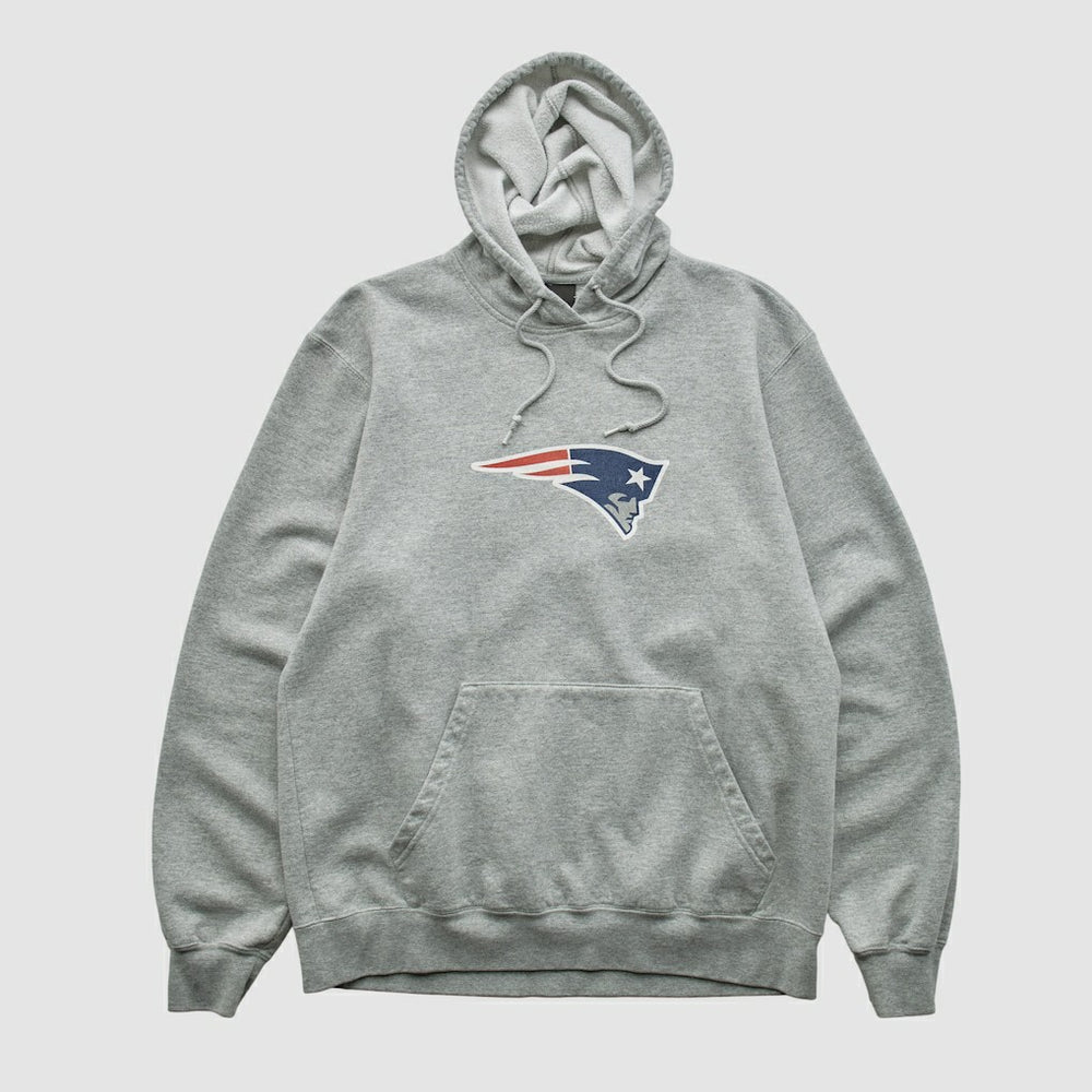 NFL New England Patriots Reebok 2000s Hooded Pullover Sweatshirt
