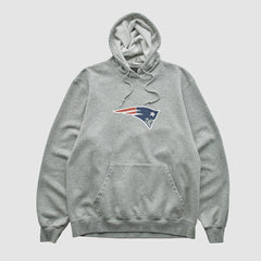 NFL New England Patriots Reebok 2000s Hooded Pullover Sweatshirt