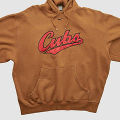 Chicago Cubs 2000s Hooded Pullover Sweatshirt - Clay Vintage | Nike