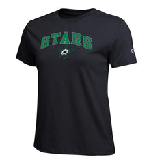 Dallas Stars Champion Women's Arch Mascot Logo T-Shirt