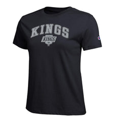 Los Angeles Kings Champion Women's Arch Mascot Logo T-Shirt