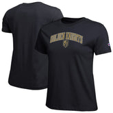 Vegas Golden Knights Champion Women's Arch Mascot Logo T-Shirt