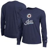 Winnipeg Jets Champion Women's Wordmark Lockup Long Sleeve T-Shirt