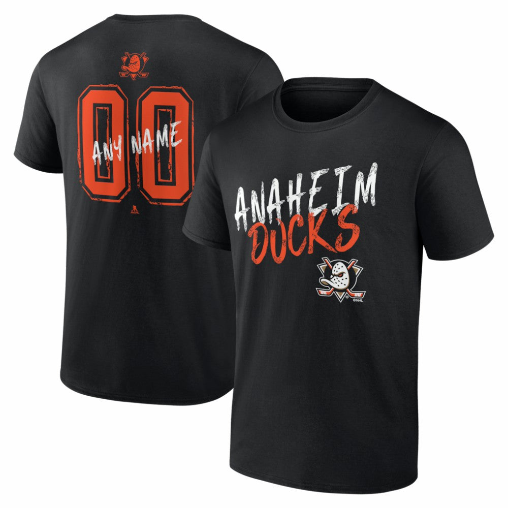 Anaheim Ducks Big & Tall Hustle Personalized Name & Number T-Shirt