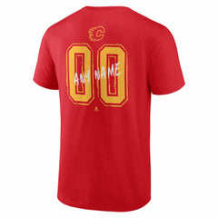 Calgary Flames Hustle Personalized Name & Number T-Shirt