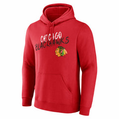Chicago Blackhawks Hustle Personalized Name & Number Hoodie