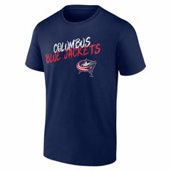Columbus Blue Jackets Big & Tall Hustle Personalized Name & Number T-Shirt