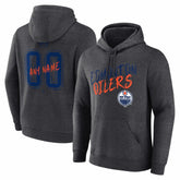 Edmonton Oilers Hustle Personalized Name & Number Hoodie