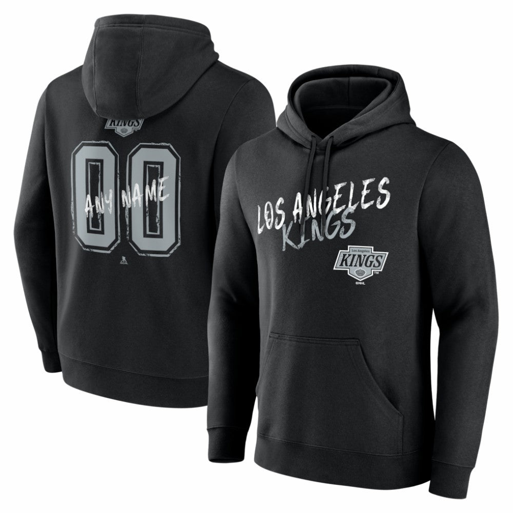 Los Angeles Kings Big & Tall Hustle Personalized Name & Number Hoodie