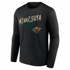 Minnesota Wild Hustle Personalized Name & Number Long Sleeve T-Shirt